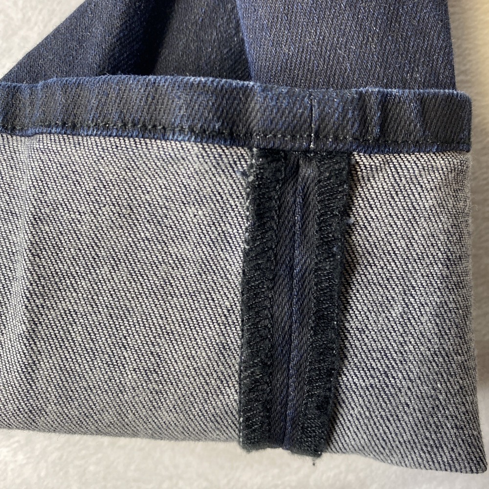 John Varvatos JV702 Slim Jeans Dark Blue Men's 38x31 Indigo Denim Stretchy Japan - Picture 8 of 16